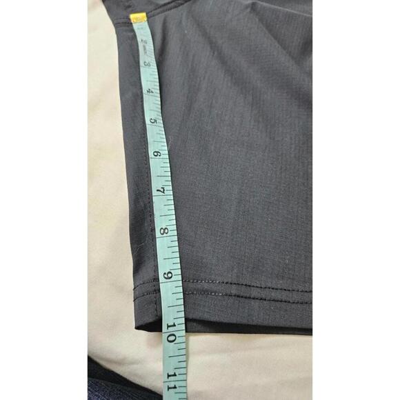 LinkSoul Men's Black Chino Shorts Dark Gray Size 38/10 NWT Flaw - Picture 10 of 11